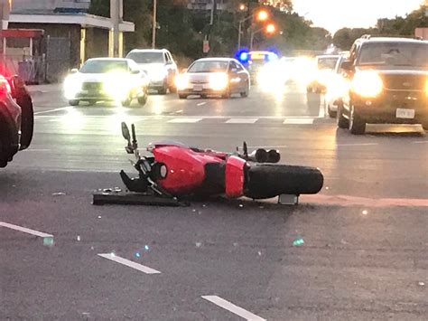 Motorcyclist seriously injured in Etobicoke crash